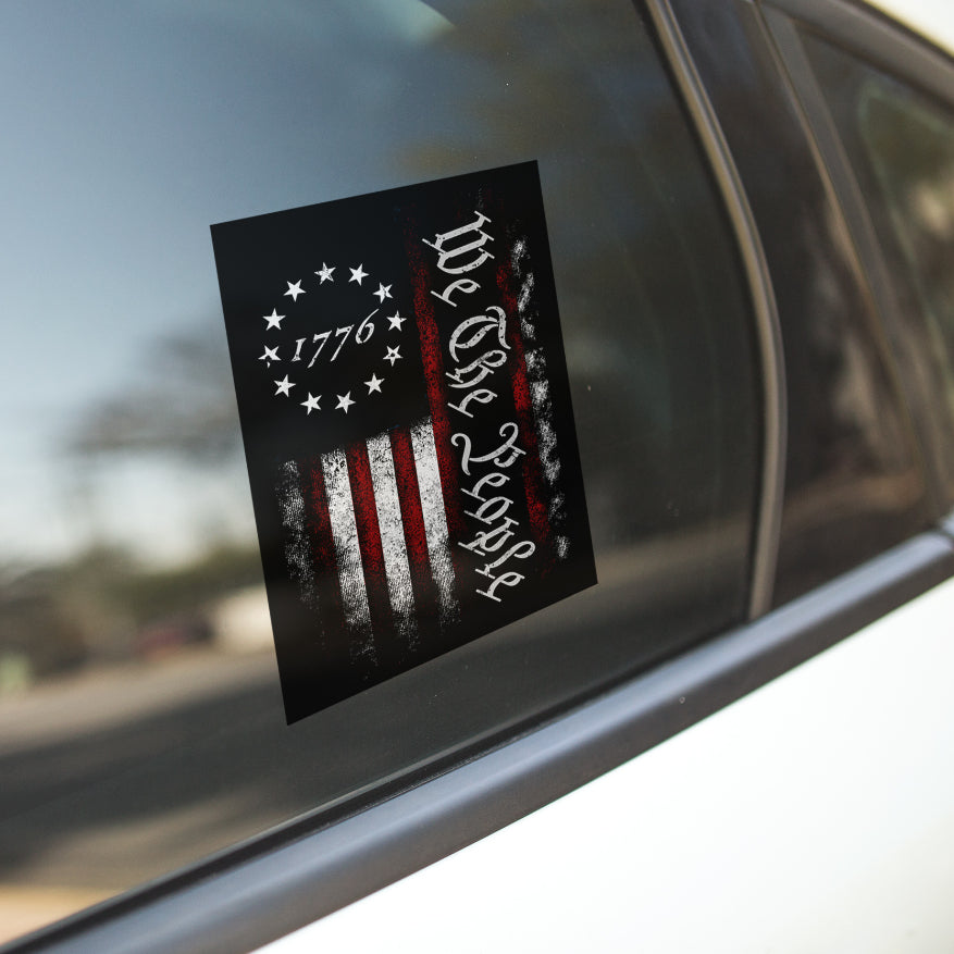 We the People 1776 V Decal