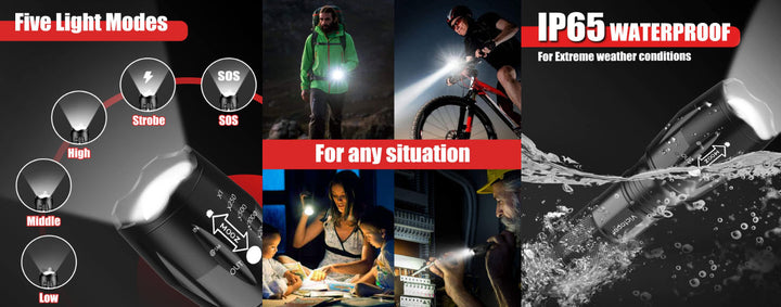 TGTC- Tactical LED Flashlight