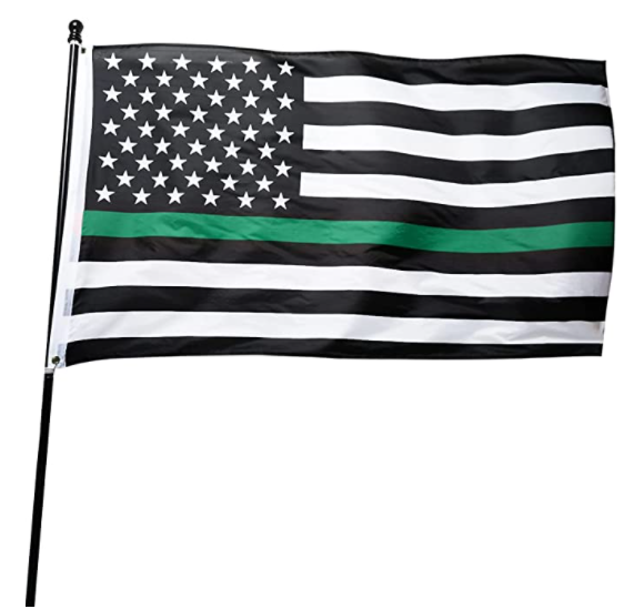 Thin Green Line Flag