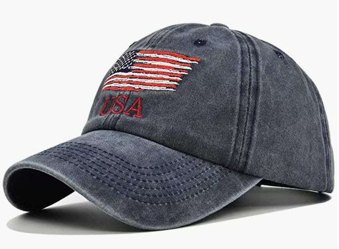 Embroidery America-flag Pattern Hat Outdoor Sports Leisure Baseball Cap Woman Ma Embroidery America-flag Pattern Hat Outdoor Sports Leisure Baseball Cap Woman Ma