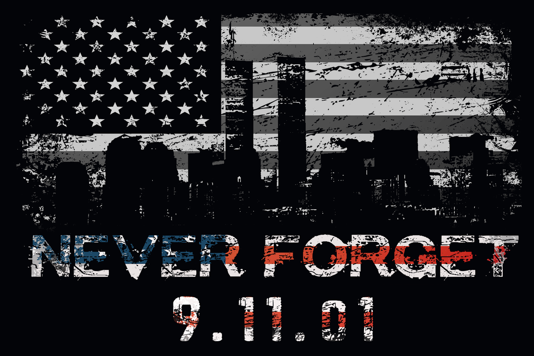 NEVER FORGET v2 12/24 Inches DECALS