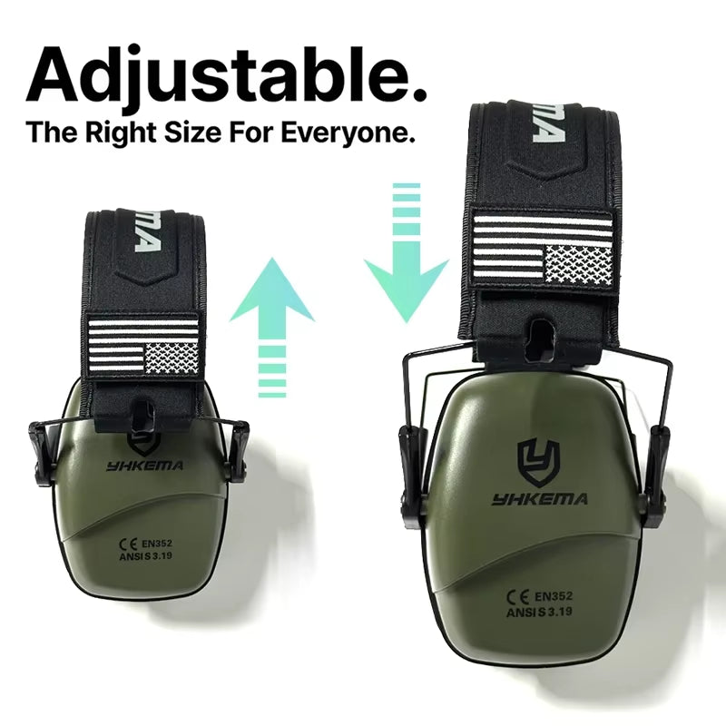 Tactical Headset with Case Ear Protection 