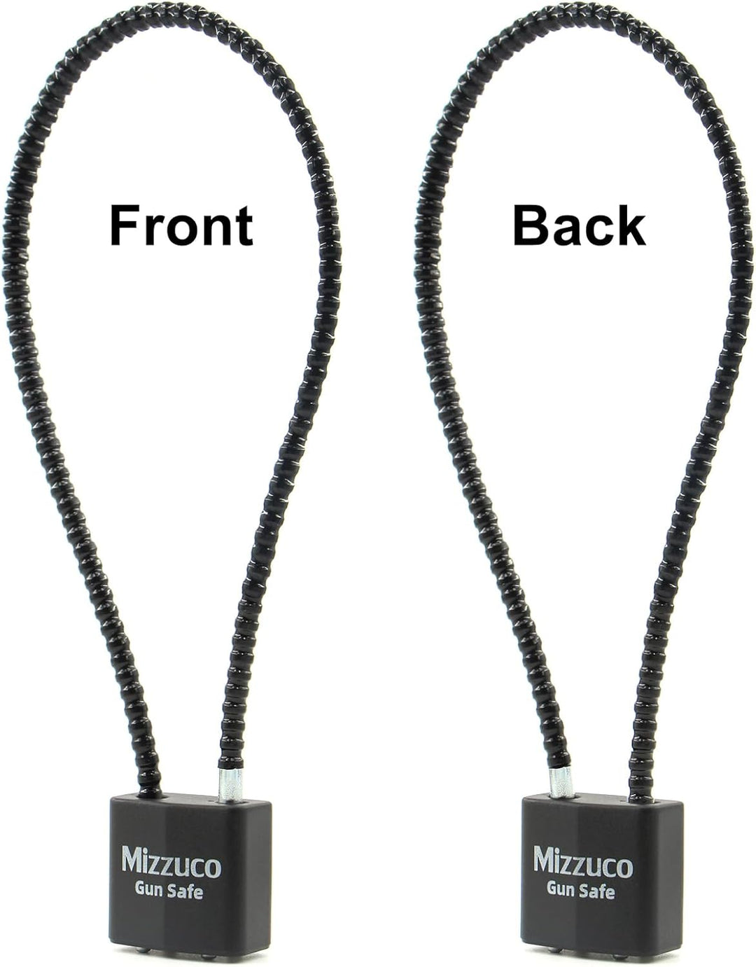 Cable Gun Locks with Keys (15") Compatible with Pistols, Handguns, Rifles, and Shotguns