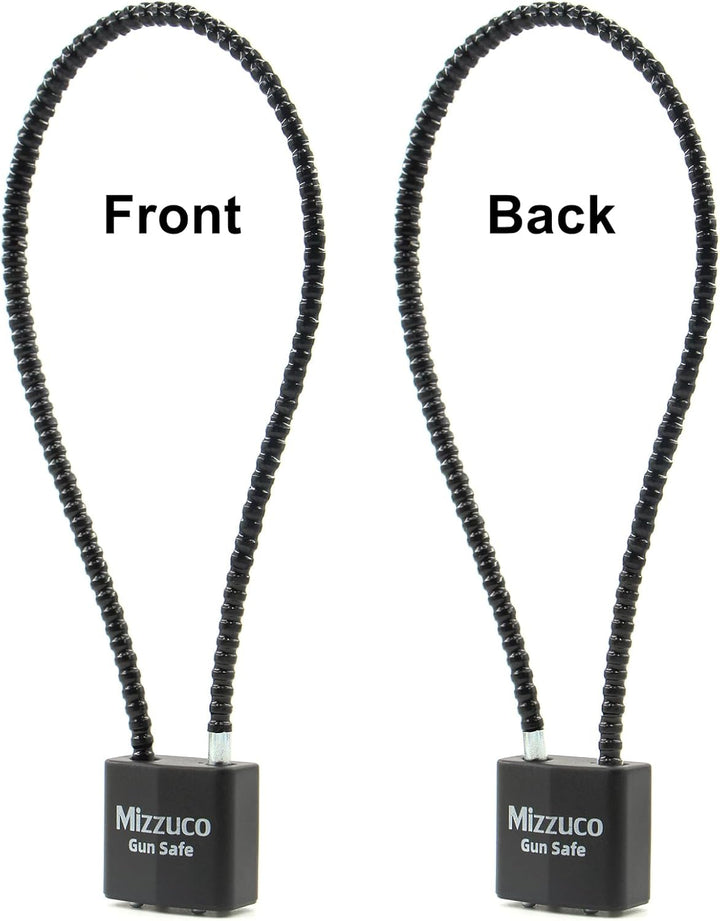 Cable Gun Locks with Keys (15") Compatible with Pistols, Handguns, Rifles, and Shotguns