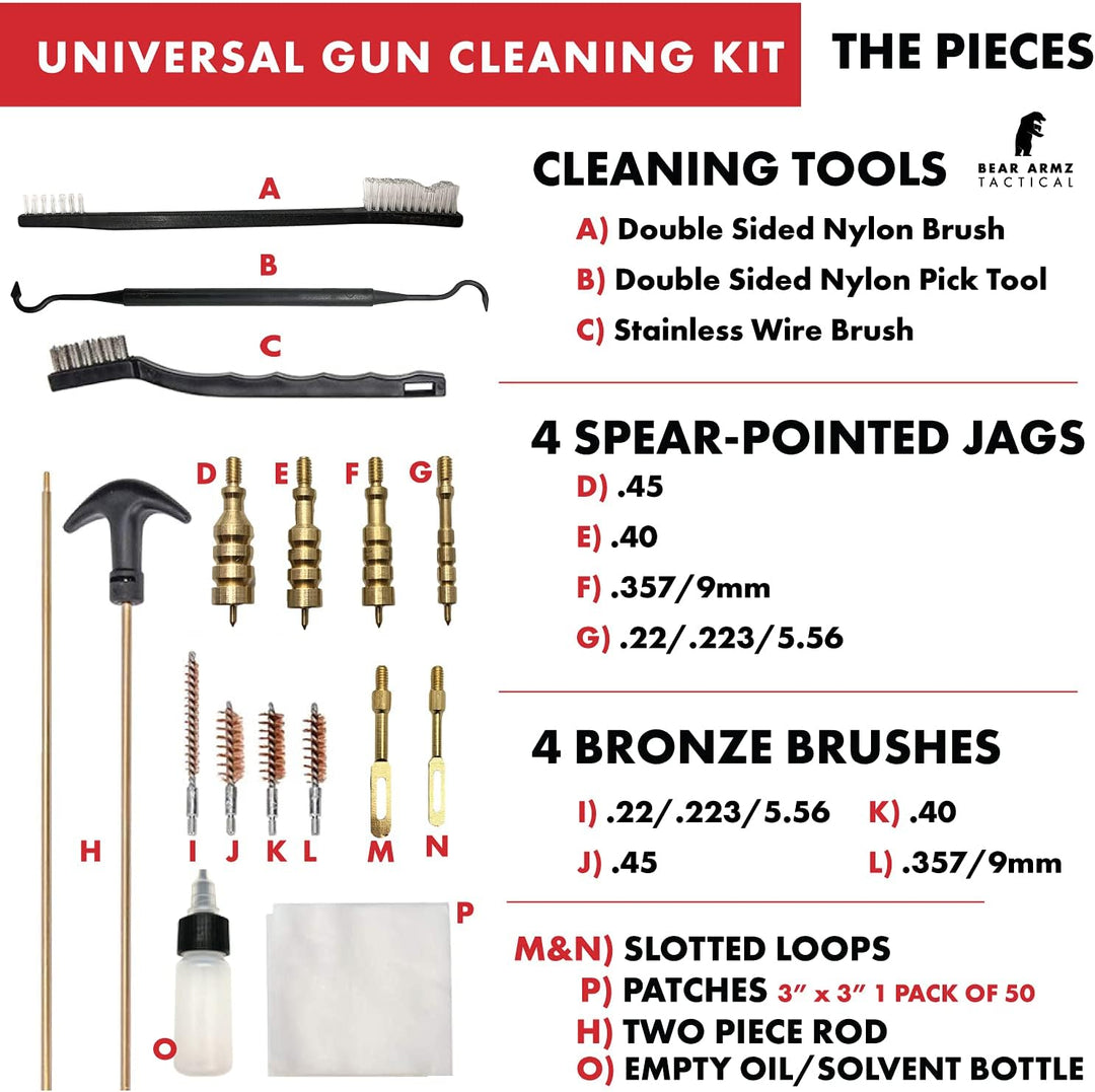 TGTC- Universal Handgun Cleaning Kit