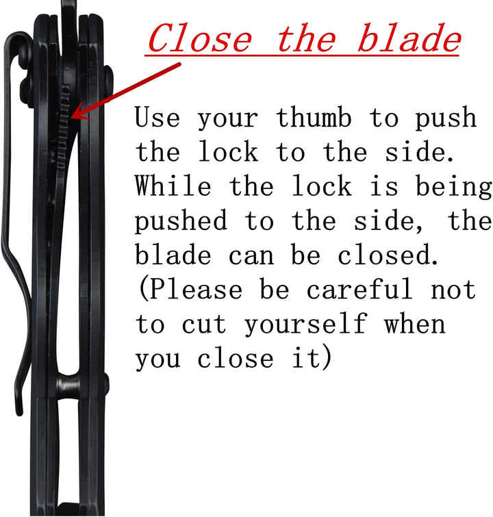 Tactical Folding Pocket Knife with Glass Breaker and Seatbelt Cutter