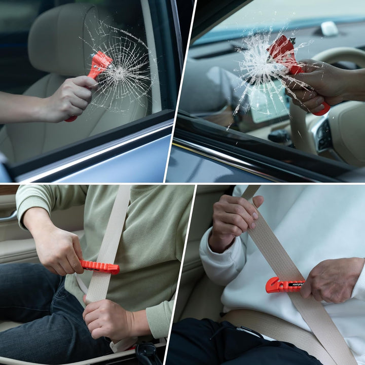  Emergency Seat Belt Cutter and Window Hammer Tool