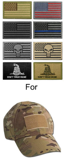 8 Pieces American Flag Tactical Morale Military Patch Set