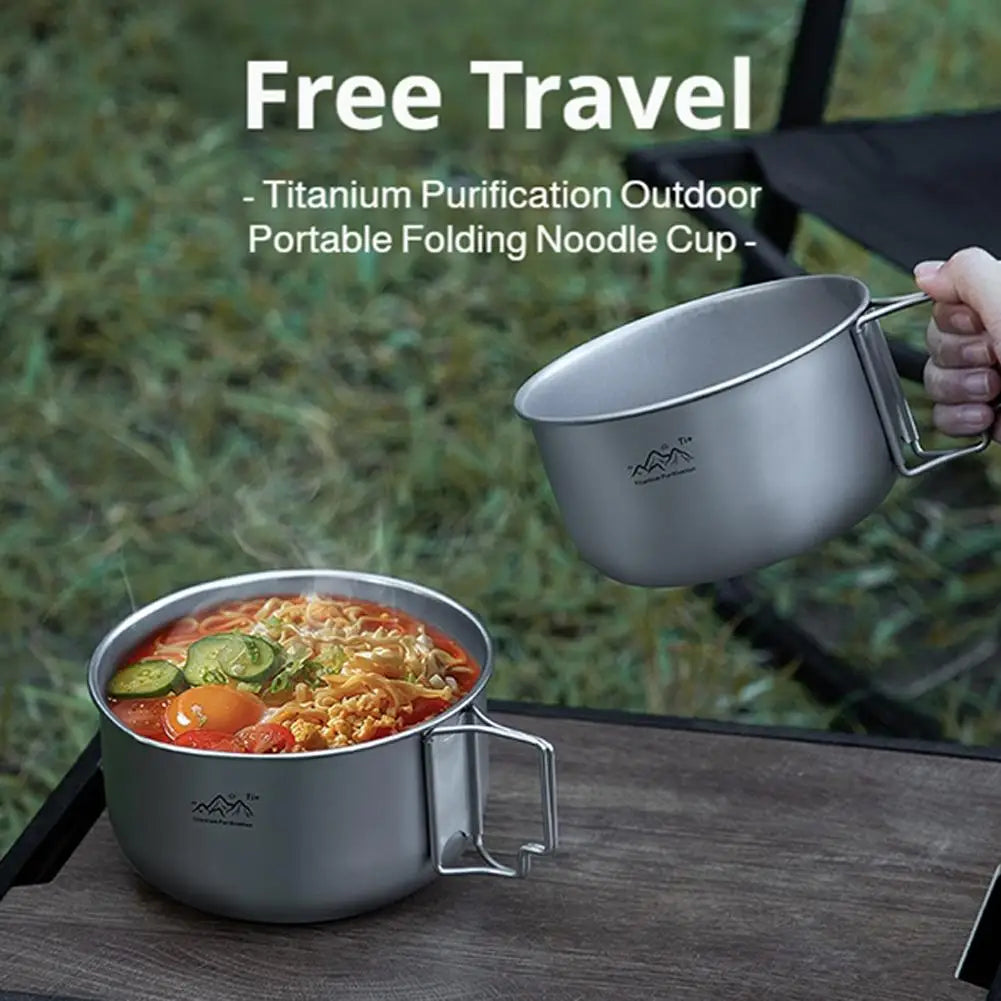Ultralight Titanium Camping Pot