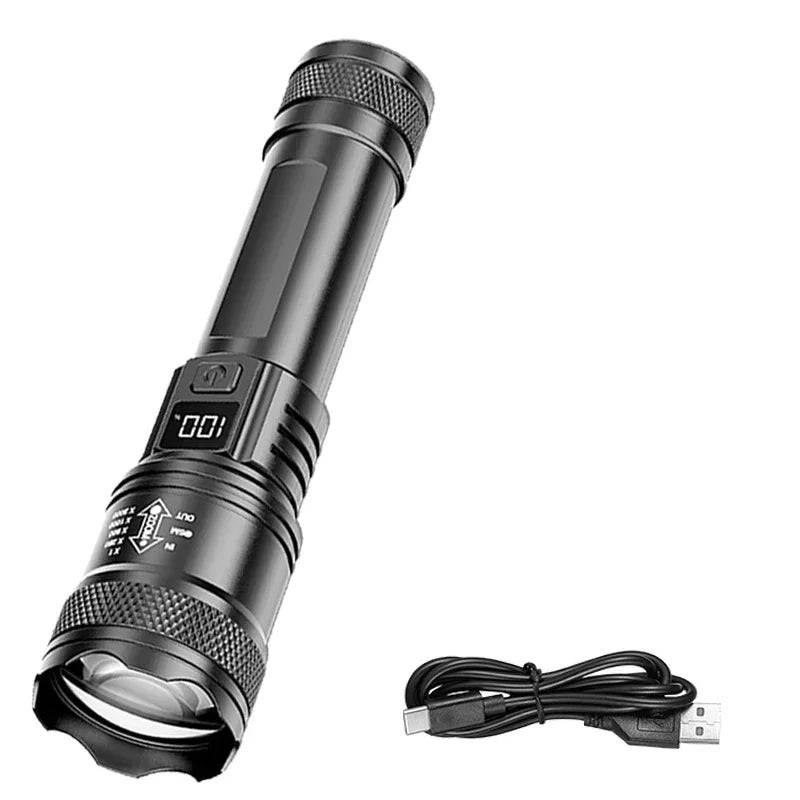 Rechargeable Zoom Utility Flashlight