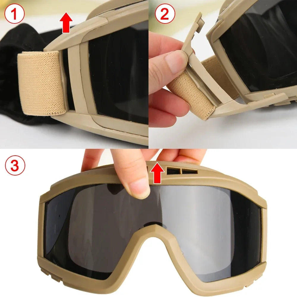 Tactical Outdoor Protective Goggles