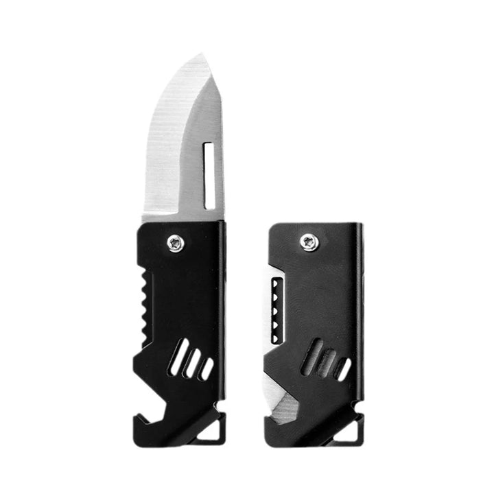 Mini Keychain Pocket Knife with Bottle Opener