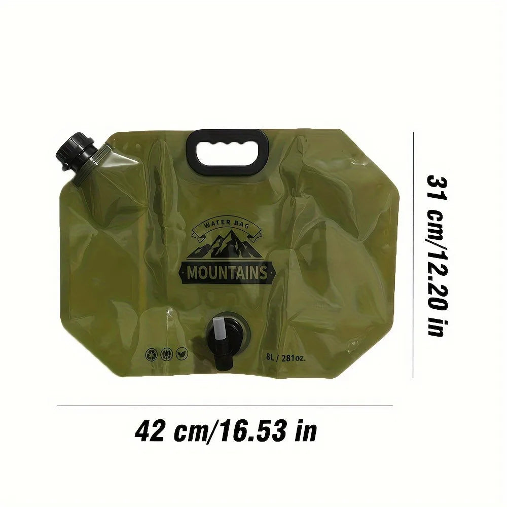 Collapsible Water Container with Spout