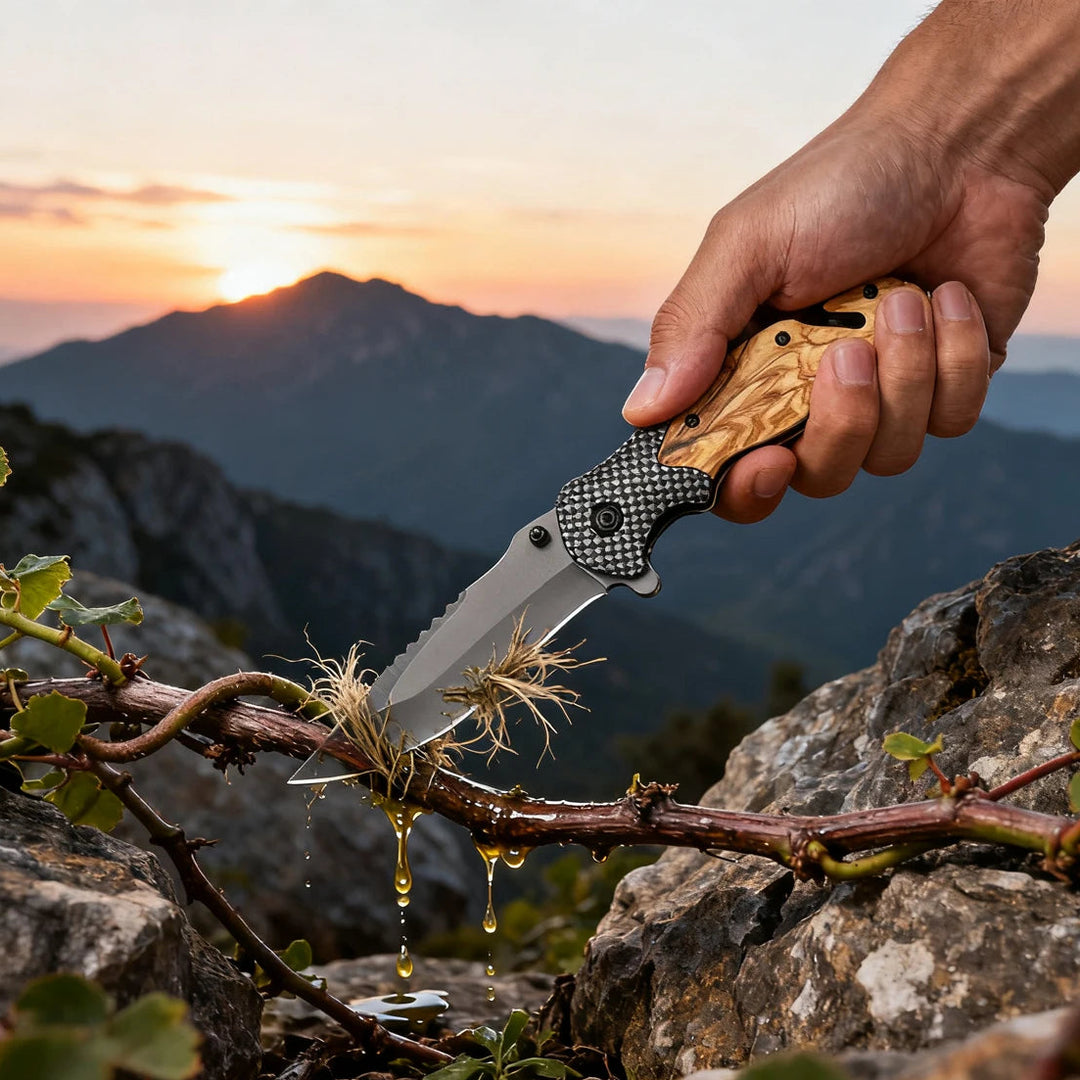 All-Steel Tactical Folding Knife