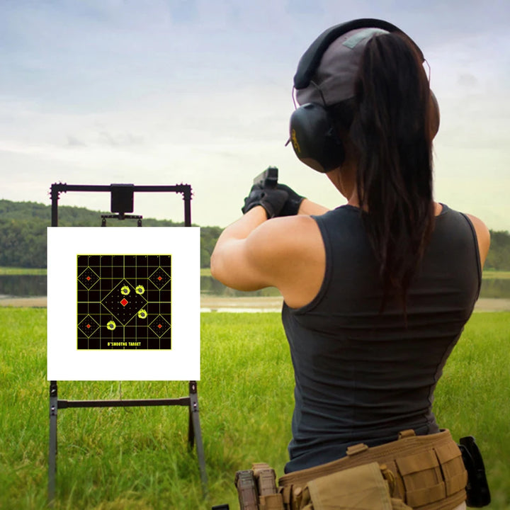 High-Visibility Adhesive Shooting Targets – 10 Pack