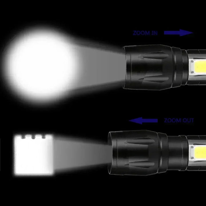 Rechargeable Zoom Utility Flashlight