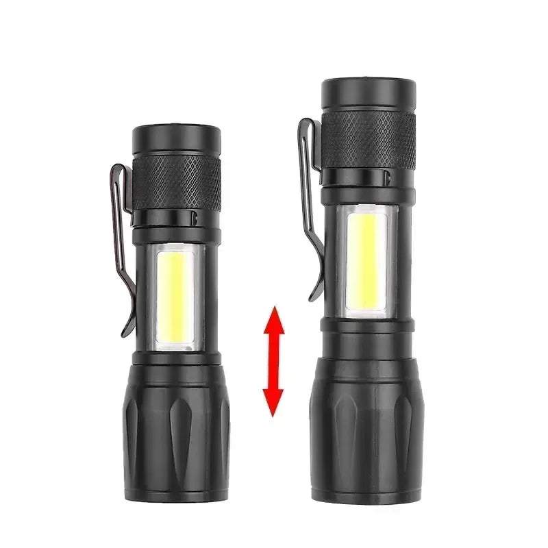 Rechargeable Zoom Utility Flashlight
