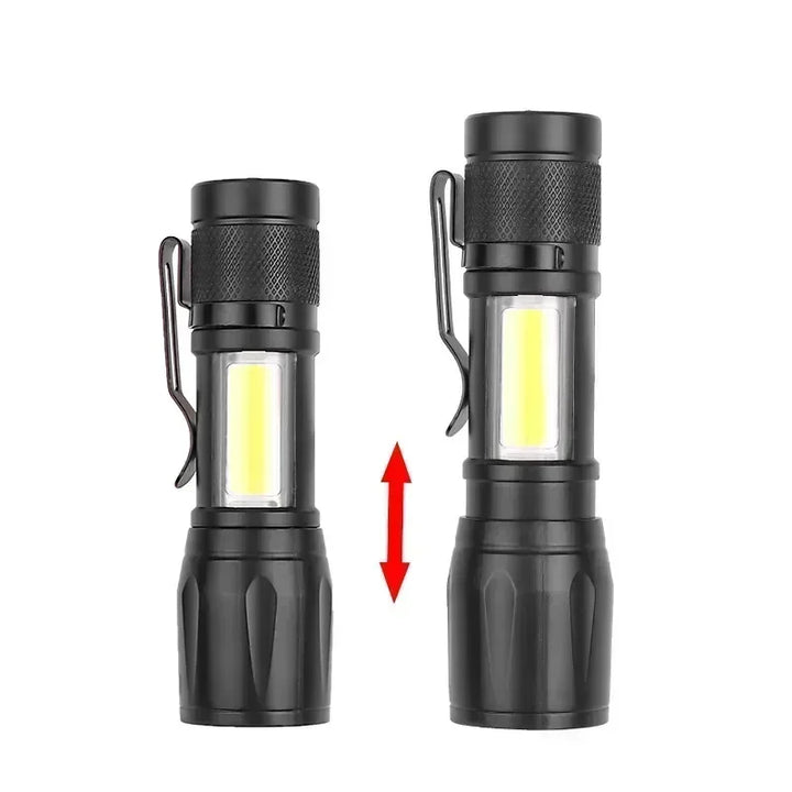 Rechargeable Zoom Utility Flashlight