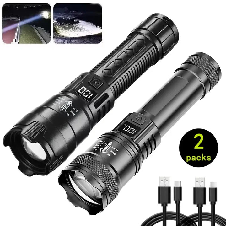 Rechargeable Zoom Utility Flashlight