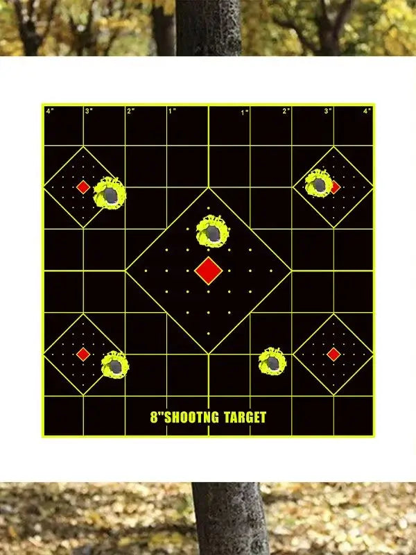 High-Visibility Adhesive Shooting Targets – 10 Pack