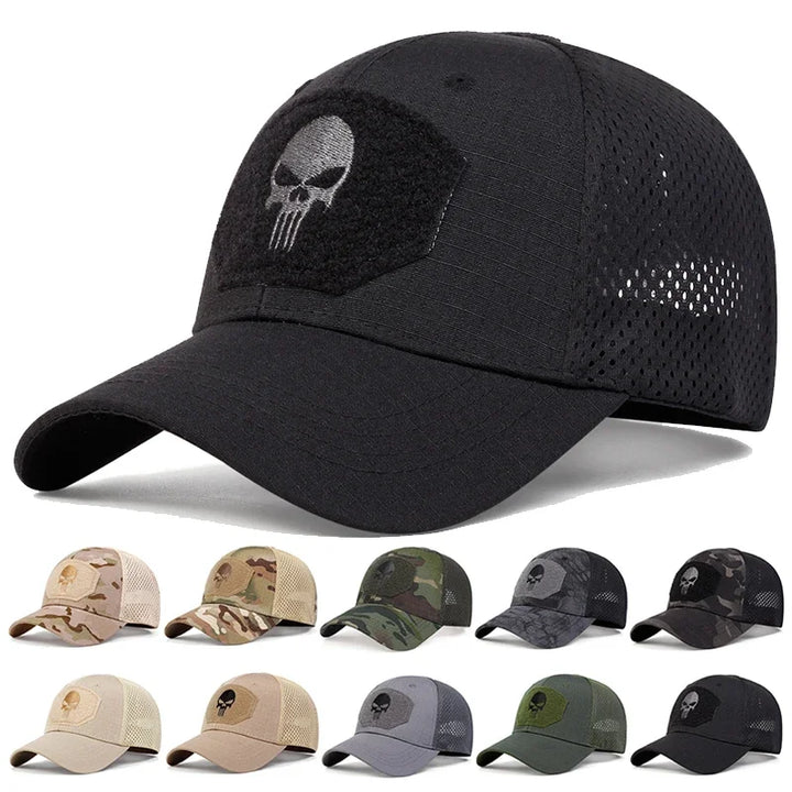 Liberty Skull Mesh Cap