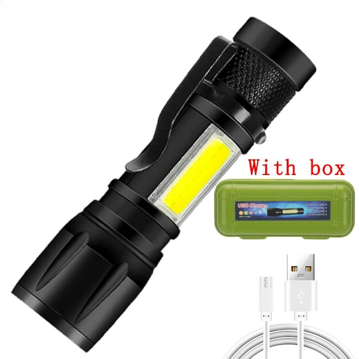Rechargeable Zoom Utility Flashlight