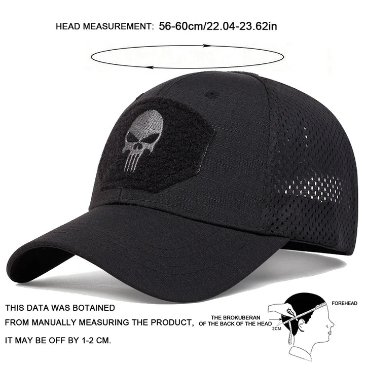 Liberty Skull Mesh Cap