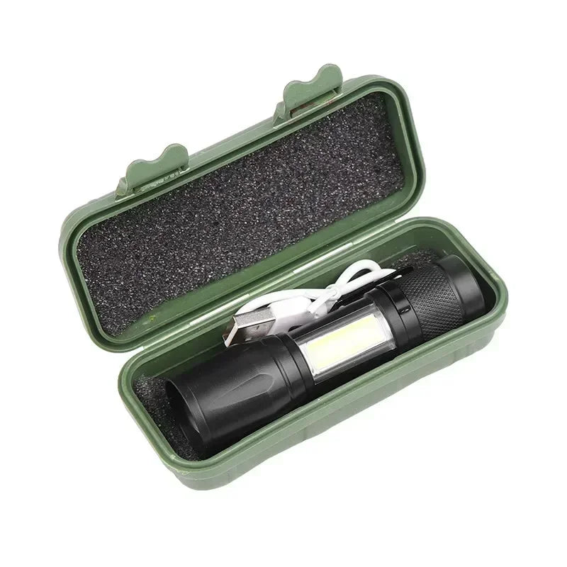 Rechargeable Zoom Utility Flashlight
