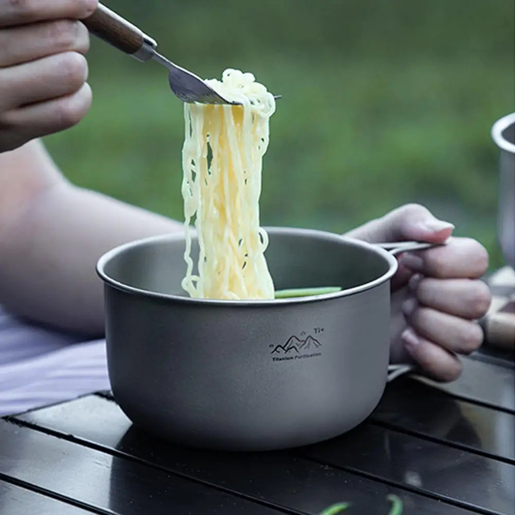 Ultralight Titanium Camping Pot