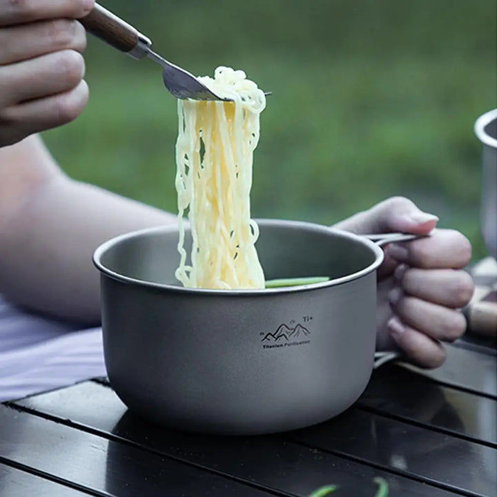 Ultralight Titanium Camping Pot