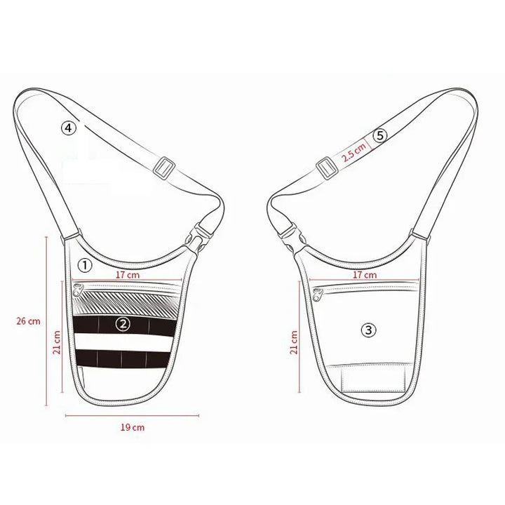 Stealth Tactical Crossbody Bag