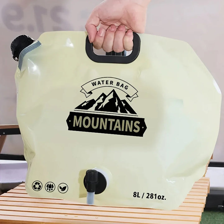 Collapsible Water Container with Spout