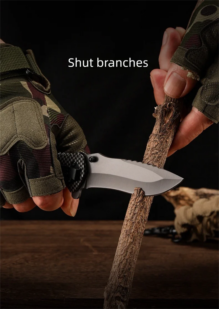All-Steel Tactical Folding Knife