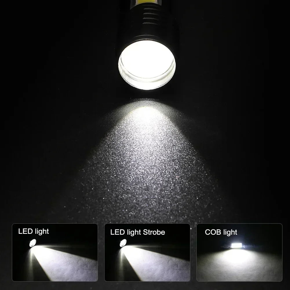 Rechargeable Zoom Utility Flashlight