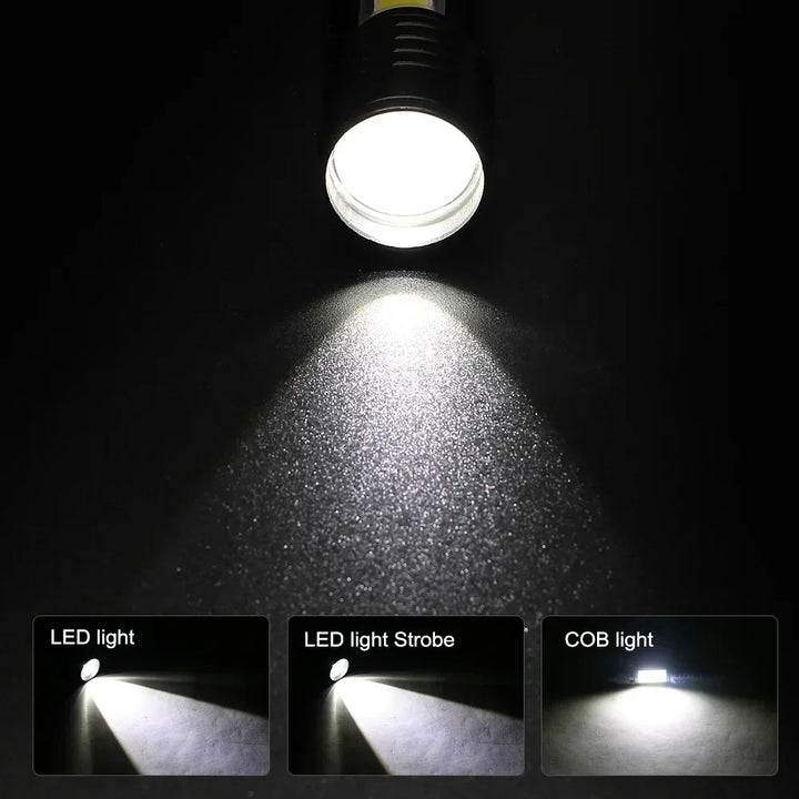 Rechargeable Zoom Utility Flashlight