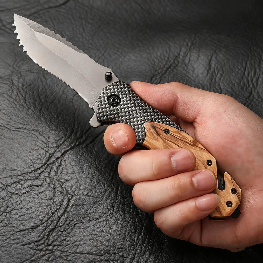 All-Steel Tactical Folding Knife
