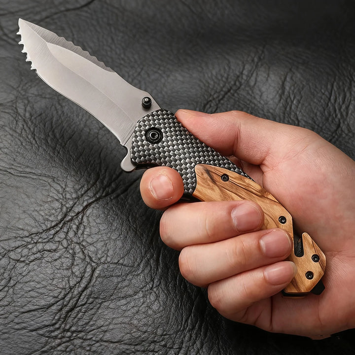 All-Steel Tactical Folding Knife