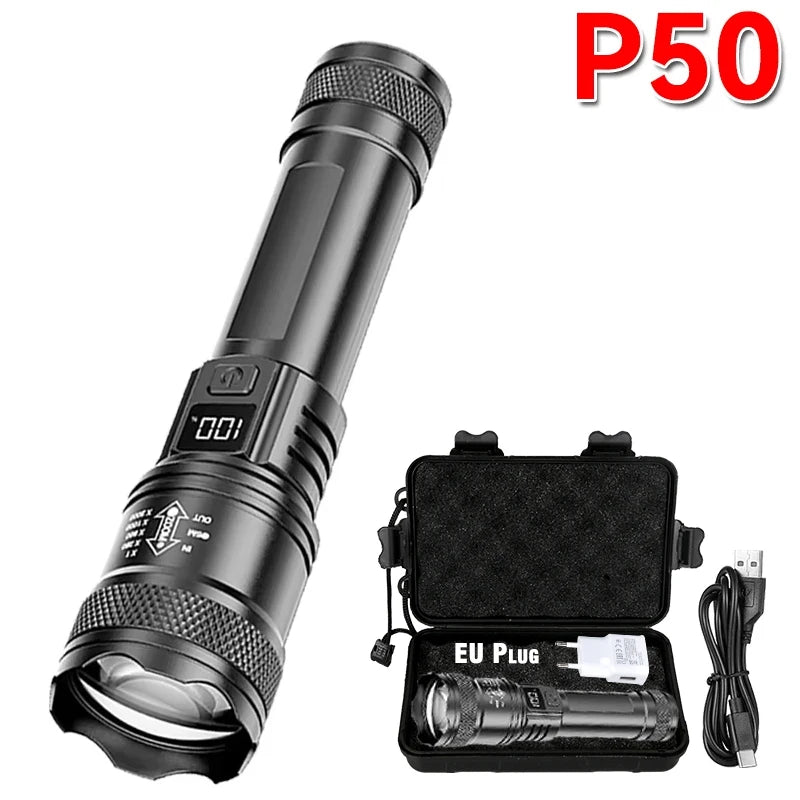 Rechargeable Zoom Utility Flashlight