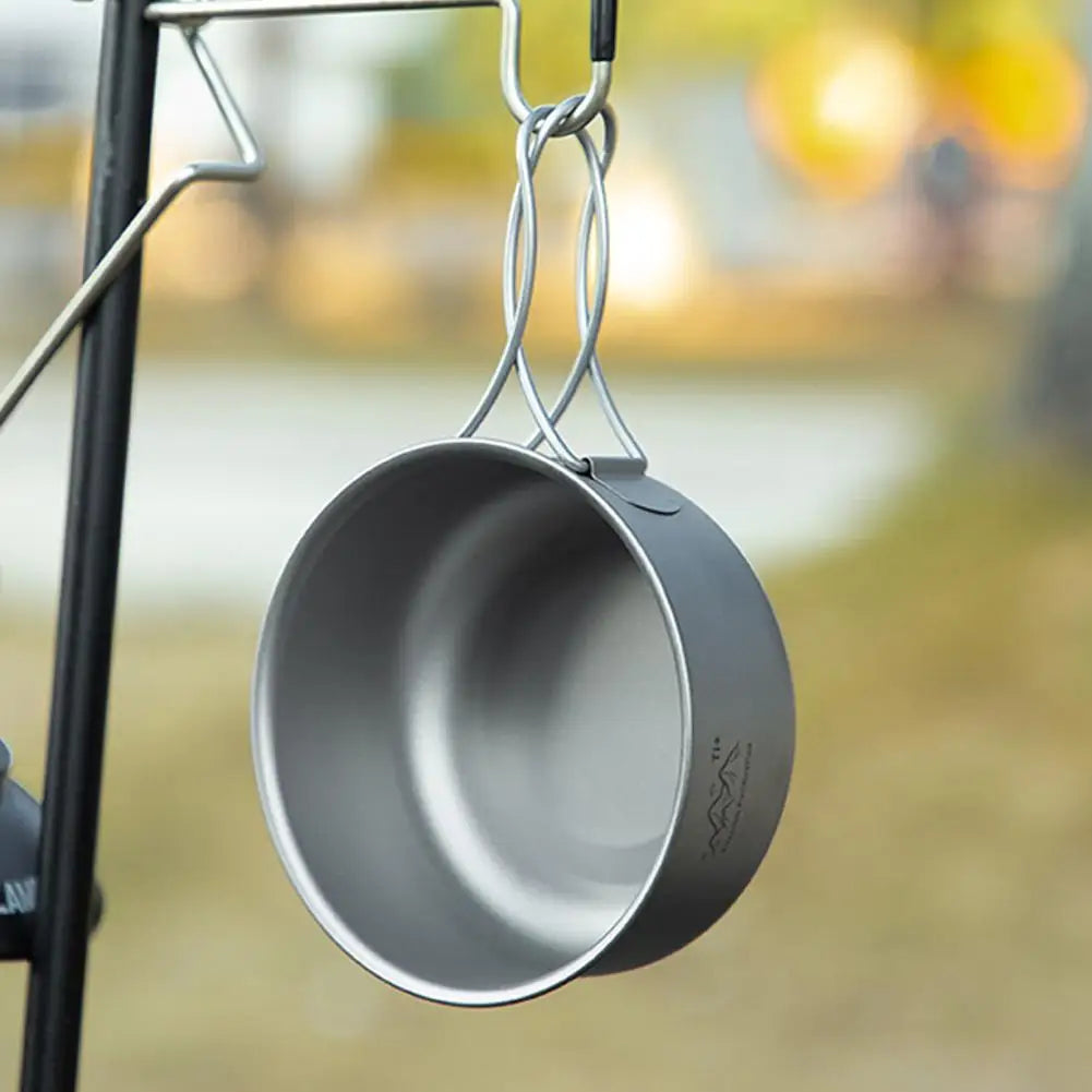 Ultralight Titanium Camping Pot