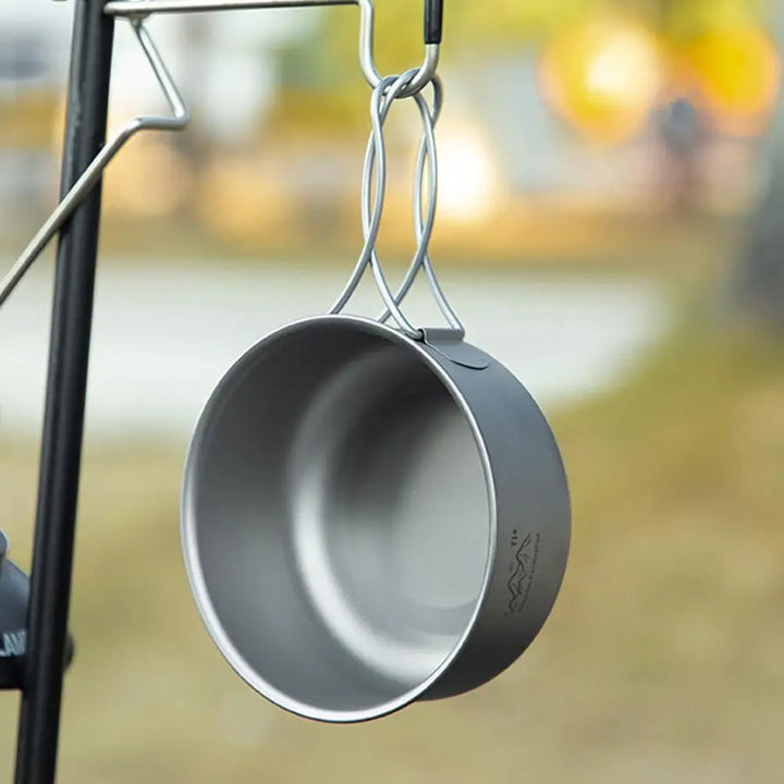 Ultralight Titanium Camping Pot