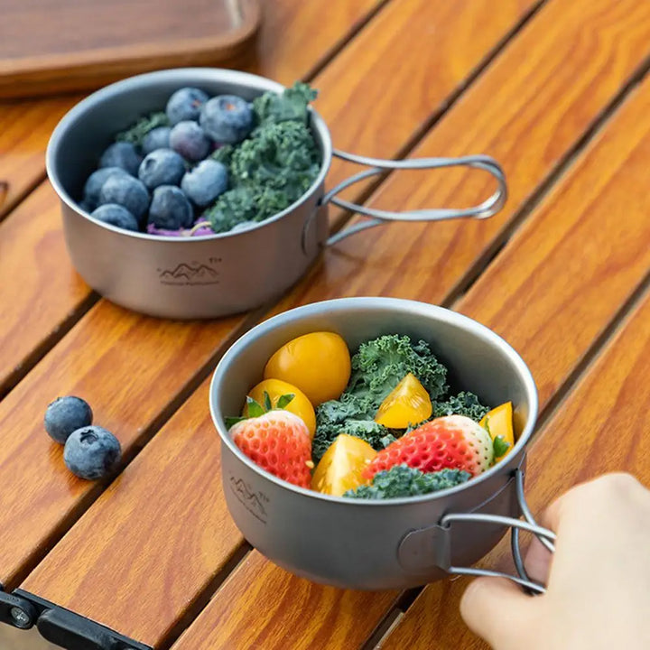 Ultralight Titanium Camping Pot