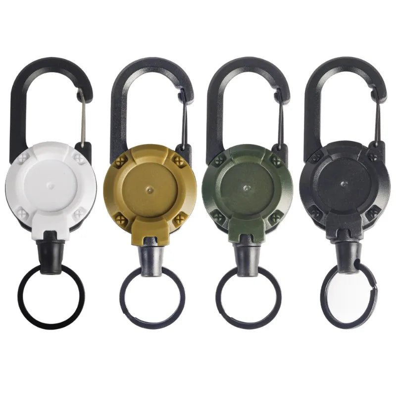 Retractable Carabiner Key Chain Tool