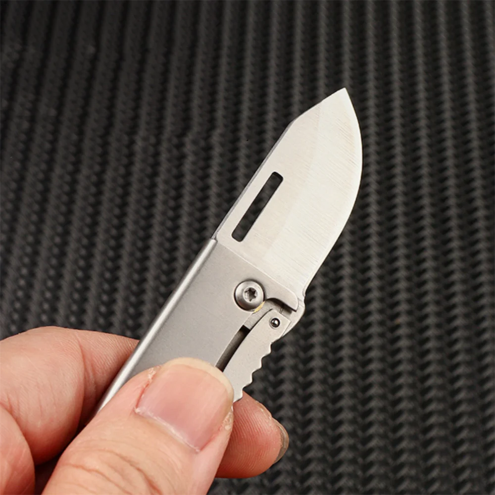 Mini Keychain Pocket Knife with Bottle Opener