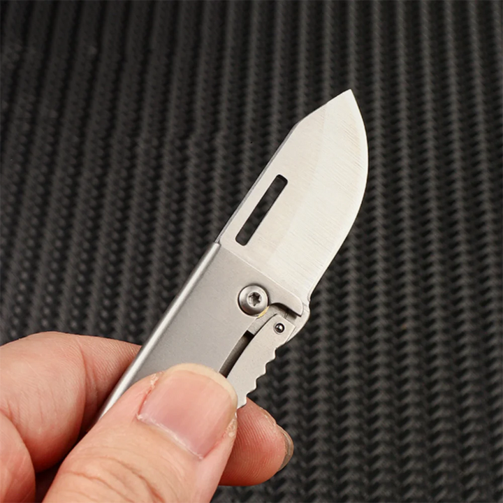 Mini Keychain Pocket Knife with Bottle Opener