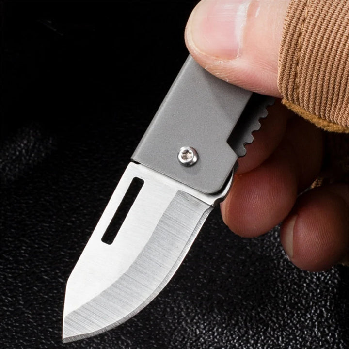 Mini Keychain Pocket Knife with Bottle Opener
