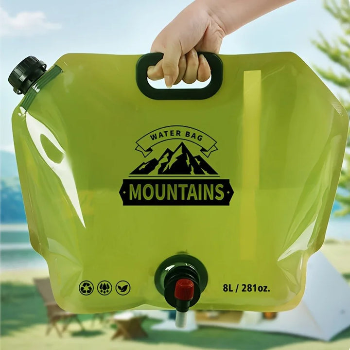 Collapsible Water Container with Spout