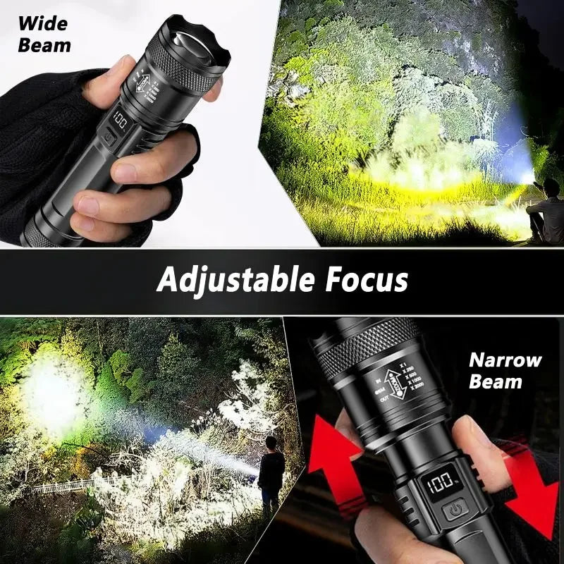 Rechargeable Zoom Utility Flashlight