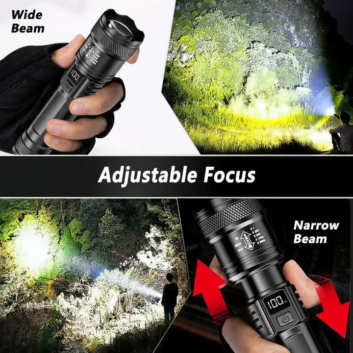Rechargeable Zoom Utility Flashlight