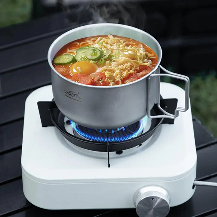Ultralight Titanium Camping Pot