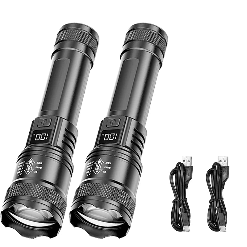 Rechargeable Zoom Utility Flashlight